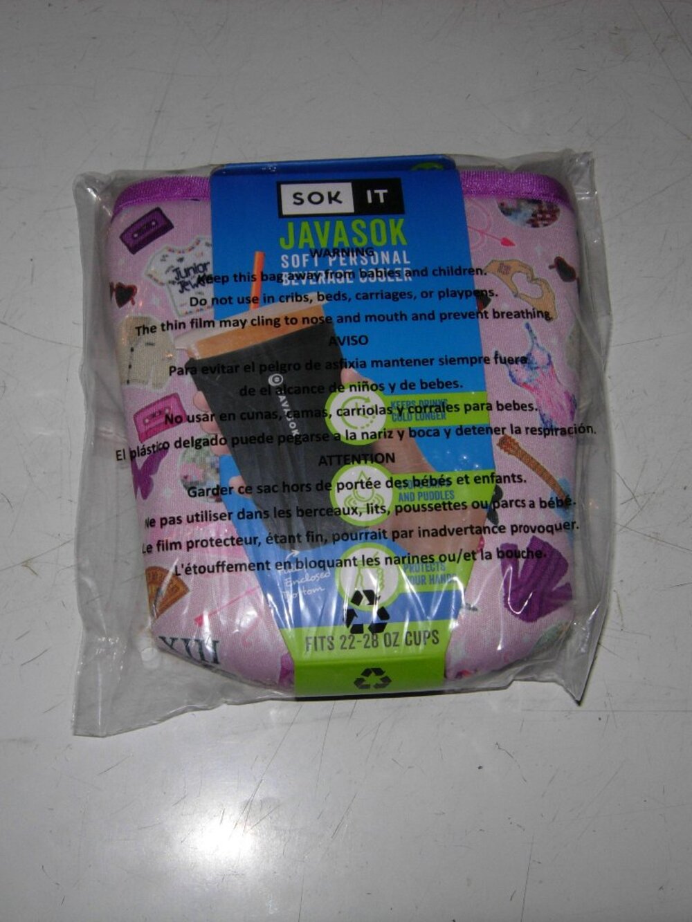 On Tour Sok-It JavaSok insulated iced coffee sleeve